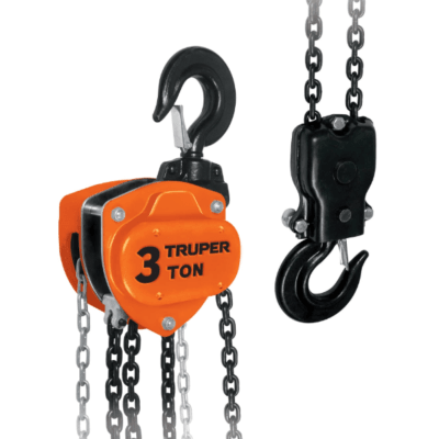 Tecle con cadena de 3 toneladas truper1