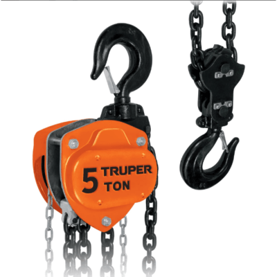 Tecle con cadena de 5 toneladas truper1