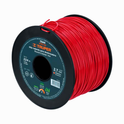 Carrete de hilo para desbrozadora 2.7 mm x 224 m Truper1