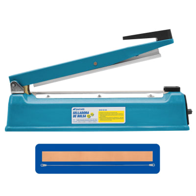Selladora de bolsa 40 CM 400 MM 600 W BASE METAL SAFARI1