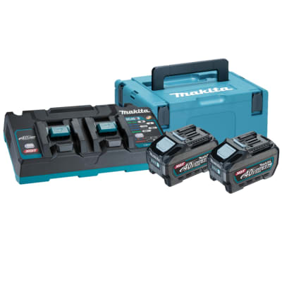 Makpac Baterías XGT 40V 5.0Ah + Multicargador Rápido de 2 Puertos Makita1