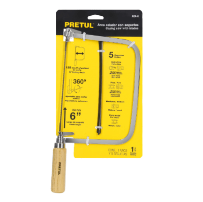 Arco de sierra calador Pretul4