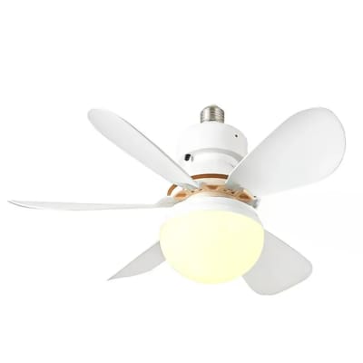 Foco LED 24W Ventilador Decorativo Tricolor Home Light