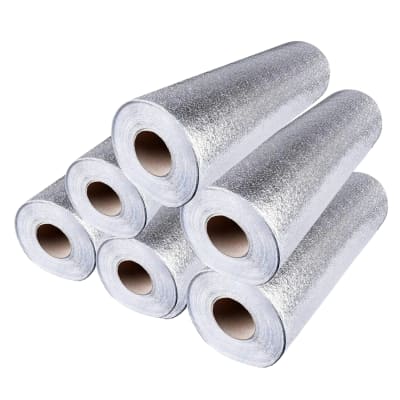 Papel Aluminio Adhesivo x 6und para Cocina 60cm X 5mts