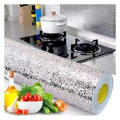 Papel Aluminio Adhesivo para cocina 5m x 40cm