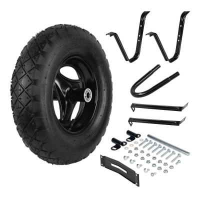 Llanta para carretilla neumática + accesorios Pretul1