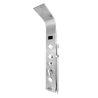 Columna de ducha inoxidable LED cromado Fratelli