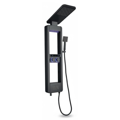 Columna de ducha Nilo Black Acero Inox Fratelli1