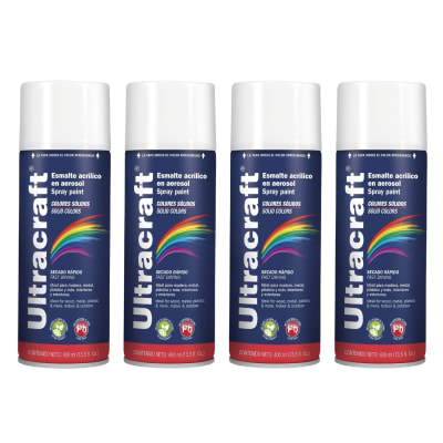 Pintura Spray Color Laca Transparente x4 Unidades Ultracraft
