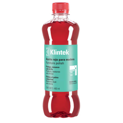 Aceite Rojo para Muebles 480ML KLINTEK1
