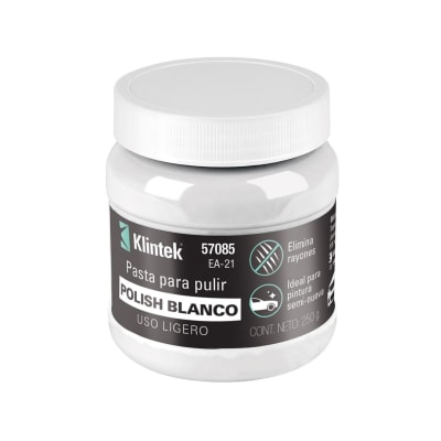 Pasta para pulir para autos Blanco 250GR KLINTEK