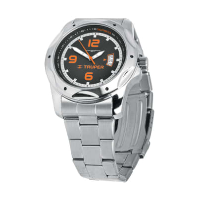 Reloj para caballero acuático correa de acero inoxidable Truper1