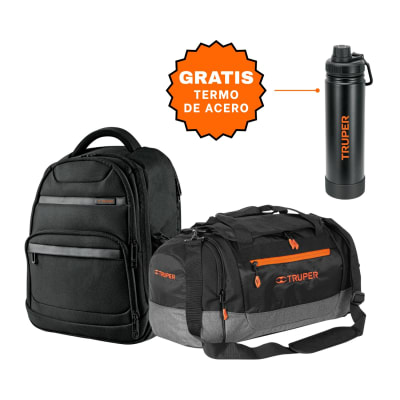 Mochila porta Laptop con Maleta deportiva Truper
