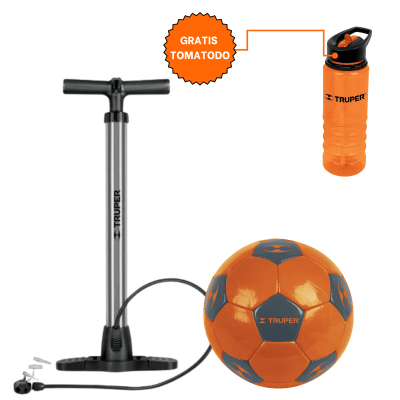 Kit Inflador 100 Psi con Pelota Truper