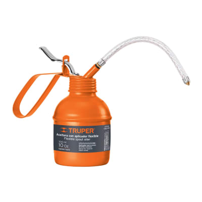 Aceitera de 300 ml 10 Oz con aplicador Flexible Truper