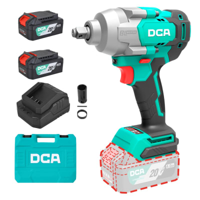 Llave de Impacto 1/2'' 488NM 20v 2x4.0amp DCA