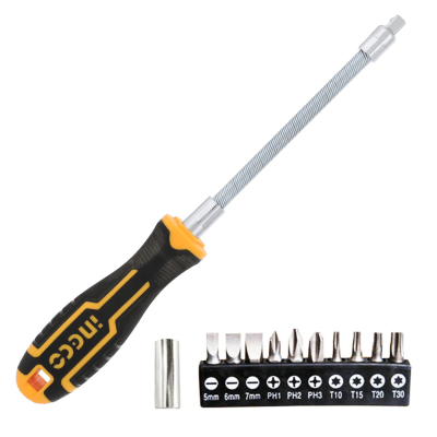 Destornillador Flexible con accesorios Ingco