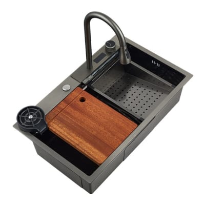 Lavadero De Cocina Acero Inox Smart Premium Multifuncional Alfa AFL-5551