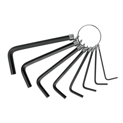 Juego de 8 llaves Allen mm punta hex tipo llavero Pretul2