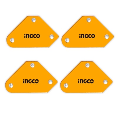 Set de 4 escuadras magnéticas para soldar Ingco