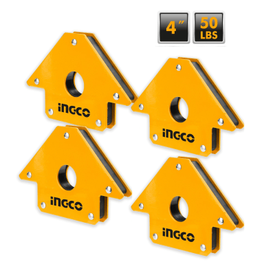 Pack x4 unidades de Escuadra Magnetica para soldar 4