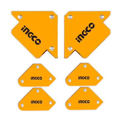 SET 6 ESCUADRAS MAGNÉTICAS 45° 90° 135° PARA SOLDAR INGCO1