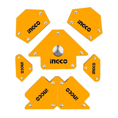 Set 7 escuadras magnéticas para soldar ingco1