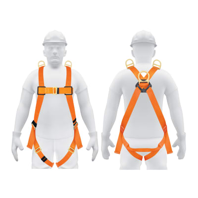 Arnés de cuerpo completo 3 anillo rescate  Truper1
