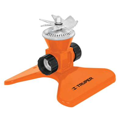 Aspersor base de acero con aspas. truper