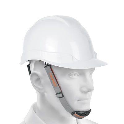 Mentonera para casco de seguridad industrial. truper1
