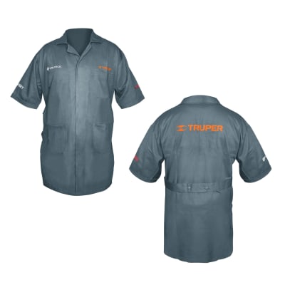 Bata bordada con logo, talla 42, Truper1