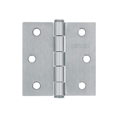 Bisagra tipo capuchina 2-1/2´´ acero cromo mate, plana, Hermex