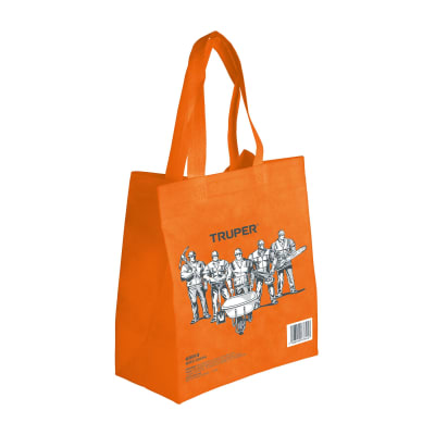 Bolsa ecologica naranja 30 x 40 cm1