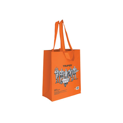 Bolsa ecologica naranja 38 x 49 cm