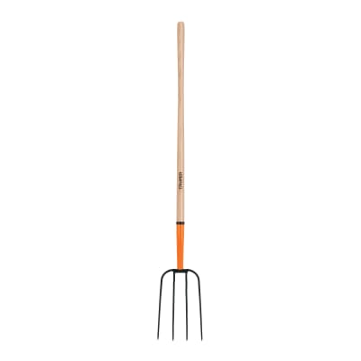 Trinche de 4 dientes para paja mango 48'' Truper