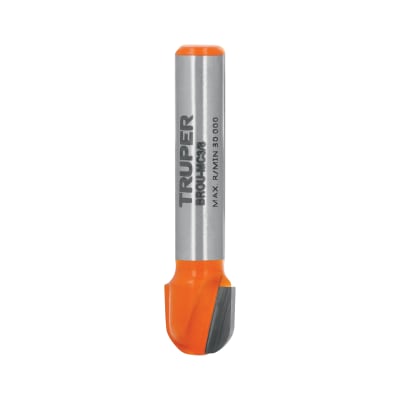 Fresa media caña, 3/8´´, Truper