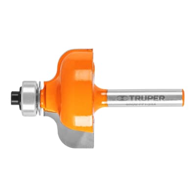 Fresa pecho paloma 1-3/8'' con rodaje Truper