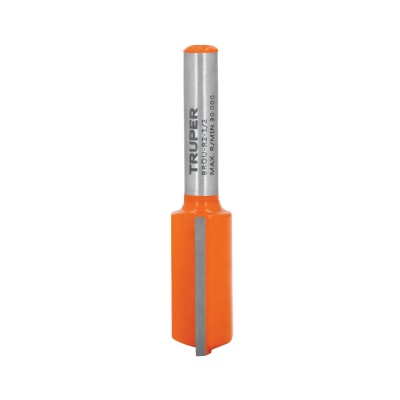 Fresa recta 2 filos, 1/2´´, Truper