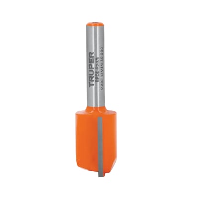 Fresa recta 2 filos, 5/8´´, Truper