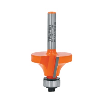 Fresa redondeadora, 1-1/4´´ con rodaje, Truper