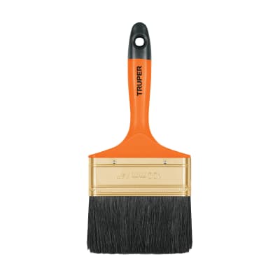 Brocha profesional de 4'' con mango de plástico. trupe