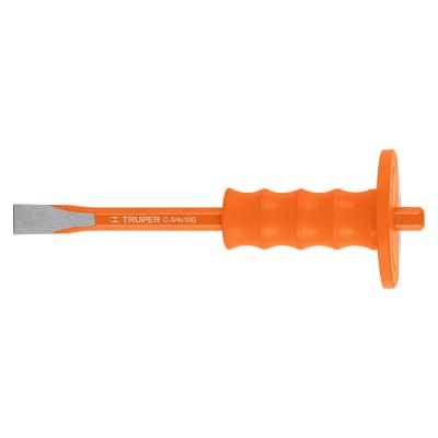 Cincel de corte frío 3/4 x 10´´ con grip, Truper