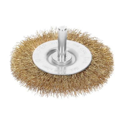 Escobilla circular 3´´ alambre grueso para taladro, Truper