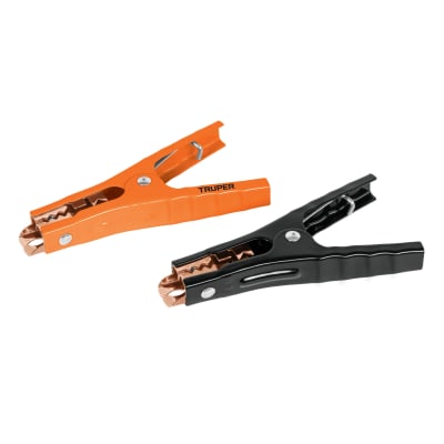 CAIMAN-T Pinzas caimán para cable pasa corriente, 2 piezas Truper