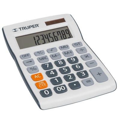 Calculadora 19 cm de escritorio Truper
