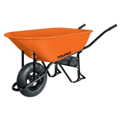 Carretilla 8 ft3 llanta neumática reforzada, truper