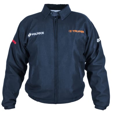 Casaca bordada con logo, truper1
