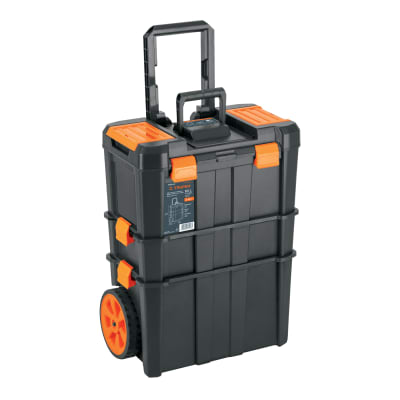 Caja para herramientas 3 en 1 con ruedas Truper