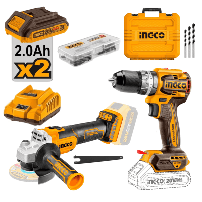 Combo industrial Amoladora + Taladro percutor ½