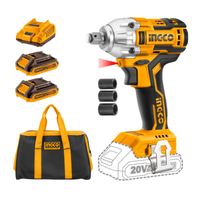 LLAVE DE IMPACTO 20V 300NM BRUSHLESS INALAMBRICA INGCO